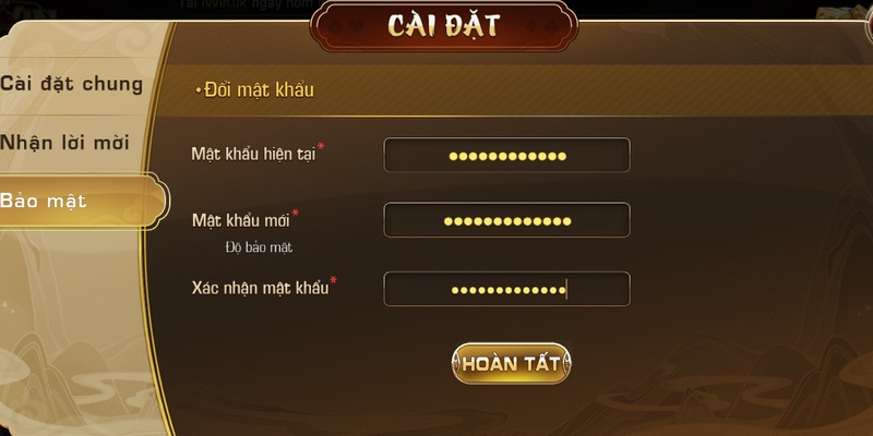 Đổi Mật Khẩu Iwin - Hướng Dẫn Người Chơi Đổi Pass Nhanh 4 Khi đổi mật khẩu hãy điền thông tin đầy đủ theo chỉ dẫn của Iwin