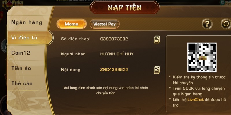 Nạp Tiền Iwin - Hướng Dẫn Bet Thủ Chuyển Tiền Nhanh 1 nạp tiền Iwin