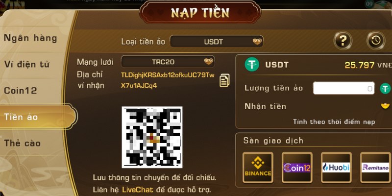Nạp Tiền Iwin - Hướng Dẫn Bet Thủ Chuyển Tiền Nhanh 4 các bước nạp tiền Iwin
