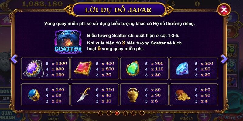 Tính năng thú vị trong cách chơi Aladdin Slots Iwin 