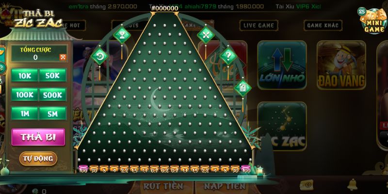 Game Zic Zac Iwin Club – Trải nghiệm trò chơi thả bi đỉnh cao 1 Game Zic Zac Iwin Club