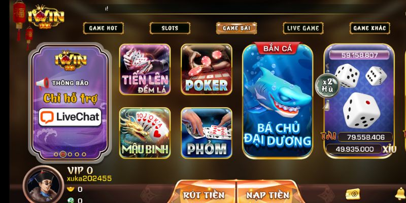 Tiến Lên Đếm Lá Iwin Club - Trò chơi đổi thưởng cực hấp dẫn Tiến Lên Đếm Lá Iwin Club - Trò chơi đổi thưởng cực hấp dẫn